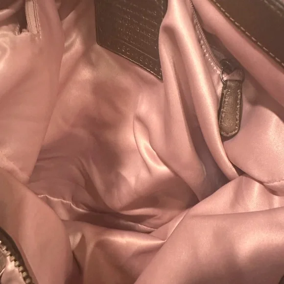 Coach suede and leather bag - Picture 6 of 7